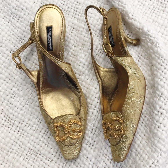 dg gold heels